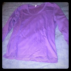 NWOT J Crew Orchid long-sleeved t-shirt